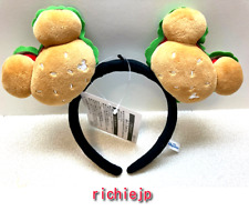 Japan Tokyo Disney Resort Store Ears Headband Hat Cap Hamburgers Food Pao Mickey picture