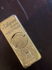 Authentic VINTAGE S.T. DUPONT 20 MIC GOLD DIAMOND PATTERN LIGHTER France picture