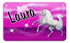 Unicorn Bicycle License Name Plate 2-3/4