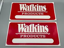 Lot of 2 Vintage Watkins Products Large Magnets 15.75