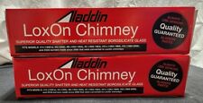 2 ALADDIN LAMP LOX-ON CHIMNEYS PART # R103 BRAND NEW REPLACEMENT  picture