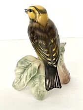 W Goebel Yellow Hammer Bird Figurine West Germany 1962 Small Bird on Branch  picture