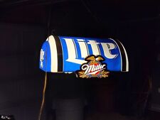 MILLER LITE  POOL TABLE LIGHT  • (Classic conversation starter).... picture