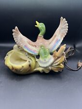 Vintage Mid Century Flying Duck TV Lamp Planter, Works picture