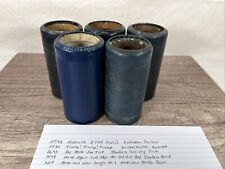 Lot of 5 Vintage Edison Blue Amberol Record Cylinders picture