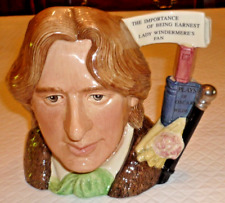 ROYAL DOULTON LARGE CHRACTER JUG OF OSCAR WILDE, D7146, JUG OF THE YEAR 2000 picture