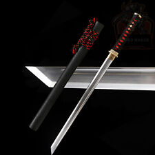 Wakizashi Japanese Samurai Katana Sword Ninja Full Tang T10 Steel Sharp picture