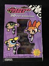 ORIGINAL POWERPUFF GIRLS 30 DELUXE FOIL VALENTINES DAY CARDS. Fold & Seal. 🇺🇸 picture
