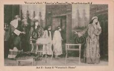 West Hoboken New Jersey Theatre Stage Costumes Passion Play Antique Postcard picture