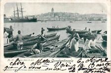 PC TURKEY CONSTANTINOPLE ISTANBUL CAIQUES DANS LE PORT (a1827) picture
