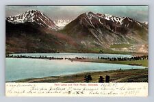 Twin Lakes CO-Colorado, Scenic View Twin Lakes, Twin Peaks Vintage Postcard picture