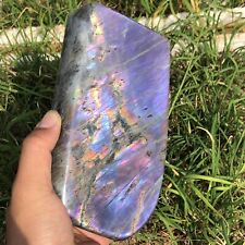 1290g Natural Rare Purple Labradorite Quartz Crystal Mineral Specimen Healing picture