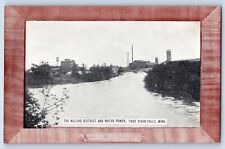 Thief River Falls Minnesota Postcard Milling District Water Power c1910 Vintage picture