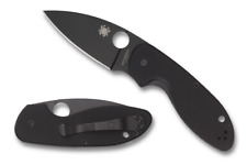Spyderco Knives Efficient Liner Lock Black G-10 Blackened C216GPBBK picture