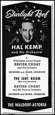 1939 Starlight Roof Hal Kemp orchestra Waldorf-Astoria retro photo print ad ads2 picture