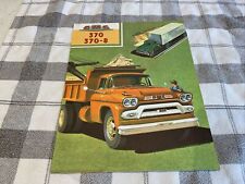 Original 1959 GMC 370 370-8 Truck Foldout Sales Brochure picture