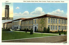 New London High School,TX Rusk County Texas Dallas Post Card Co. Linen Postcard picture
