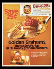 1982 Golden Grahams Honey Crackers Circular Coupon Advertisement picture