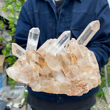 4LB A++Large Natural clear white Crystal Himalayan quartz cluster /mineralsls picture