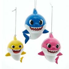 Kurt S. Adler's Nickelodeon Baby Shark Family Ornaments Choose 1 OR Buy Set of 3 picture