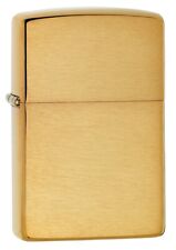 Zippo Classic Brushed Brass Windproof Lighter, 204B picture