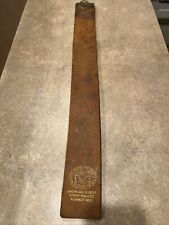 Vintage Martin J. Rubin Razor Strop 4601 Leather Timber Tanned Scotch Shell picture