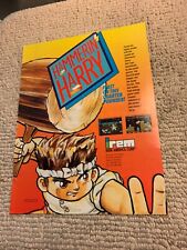 original 1990 ad 11-8 1/4” Hammering Harry Hammerin Irem Arcade Video GAME FLYER picture