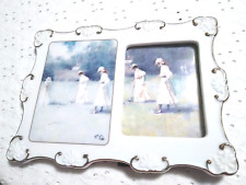 VTG VICTORIAN PORCELAIN 1993 Picture Frame THE Threesome Richard Judson Zolan picture