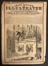 FRANK LESLIE’S LINCOLN ASSASSINATION MAY 6, 1865 ~ 44” 4-PAGE FUNERAL FOLD-OUT picture