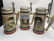 Babe Ruth Stein Legends Of Baseball Tankard Bradford Museum Cy Young Lou Gehrig picture