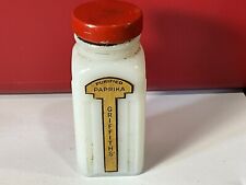 Vintage GRIFFITH’S Paprika White Milk Glass Jar Container Shaker picture