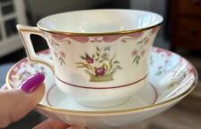 Wedgwood Bianca Williamsburg Bone China Cup Saucer 1 Set MINT CONDITION picture