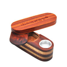 Mini Wood Hand Tobacco Smoking Pipe Herb Bowl Pipes Folding Style Portable picture