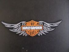 HARLEY-DAVIDSON WINGS EMBRODIERED IRON ON PATCH 1-3/4 X 6 WITH 