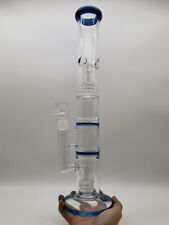 16.7 inch Heavy Glass Bongs Dome Percolator Water Pipe Recycler Smoking Hookah picture