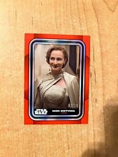 2023 Topps Star Wars - Mon Mothma - #68 Red Parallel #d 03/10 picture