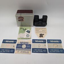 Sawyers View-Master 3D Bakelite 1940s Viewer w/ Box Reels & Booklets picture