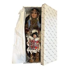 MOTHER Native American porcelain DOLL CATORI LIMITED EDITION picture