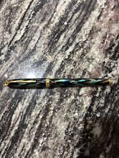 CROSS PINNACLE PEACOCK ROLLERBALL PEN W/ 22K GOLD APPOINTMENTS picture
