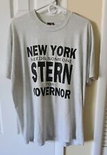 Howard Stern for Governor 1994 Collectible T-shirt Gray XL New York Needs Stern picture