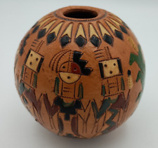 Native American Navajo Pottery Seed Pot By Ken And Irene White - Free S/H picture