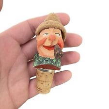 Vintage Anri Man With Hat Bottle Stopper picture