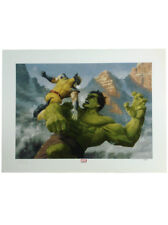 Sideshow Collectibles Hulk Vs Wolverine Premium Art Print Marvel Sample picture