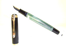 NR MINT 1951-54 PELIKAN 400 Striated Pistonfill Fountain Pen Flexy 14ct OB M-BBB picture