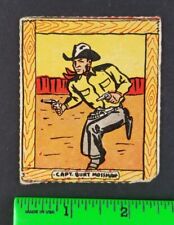 Vintage 1950's Burt Mossman Novel Candy Wild West Adventures R722-8 Card #18 picture
