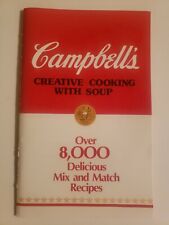 Vintage 1985 Campbells Creative Cooking With Soup 8000+ Mix & Match Recipes PB picture