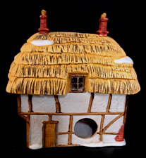 Replacement Vin 1985 Dept 56 Dickens Village Series Thatched Roof Cottage READ picture