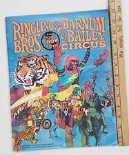 Vintage Circus Ringling Brothers Barnum Bailey Magazine Program 1978 with Poster picture