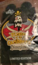 Disneyland Pirates of the Caribbean slider talking skull Disney PIN MOC LE picture