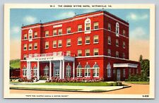 Wytheville Virginia VA The George Wythe Hotel VINTAGE Postcard picture